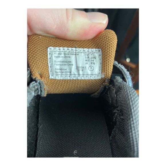 Smart Fit Faux Leather Sneakers Sz 7 Brown Non-Marking Soles - Picture 9 of 11